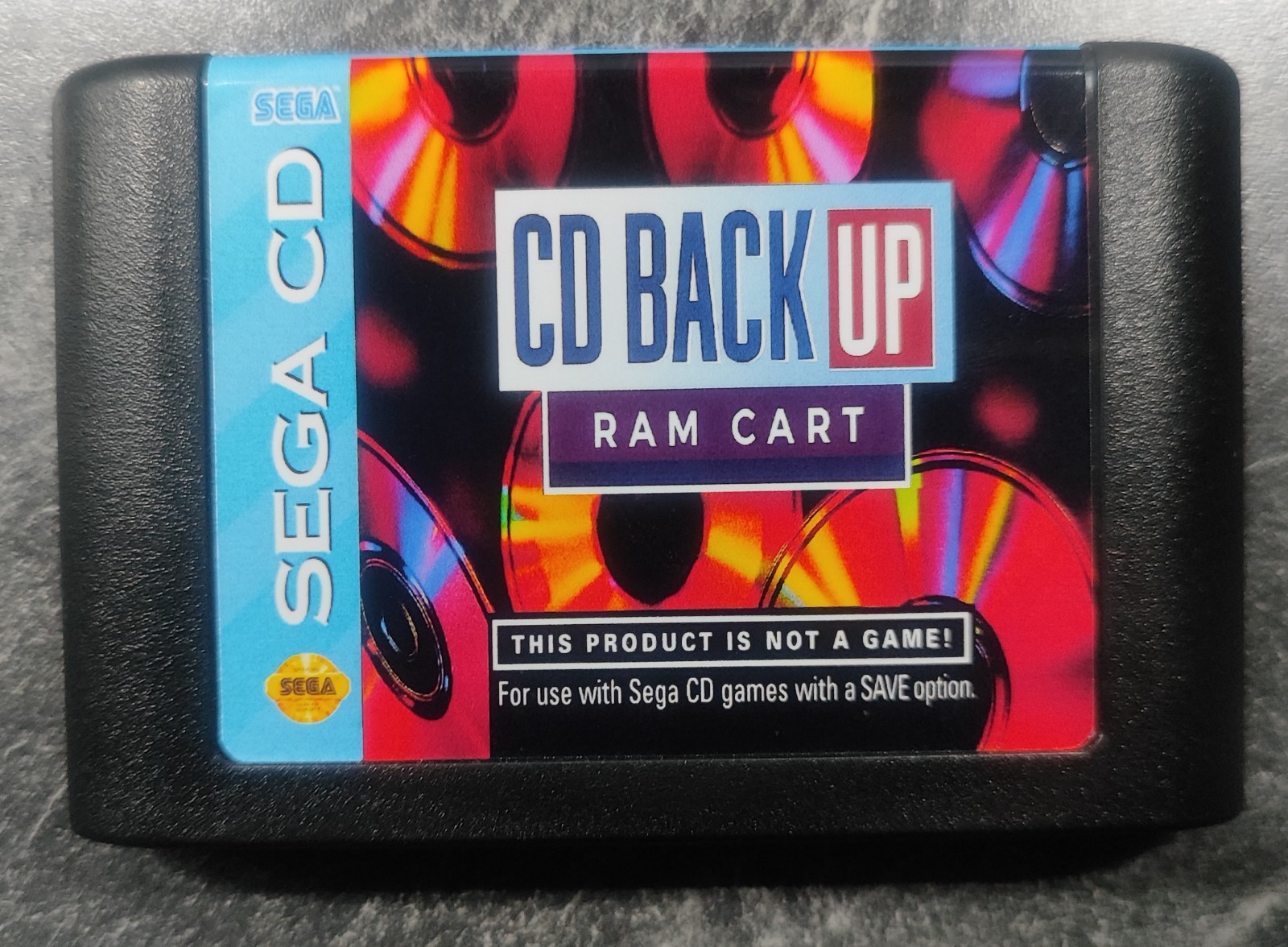 MegaCD Repro Ram Backup avec coque ajustée plastique ABS résistant