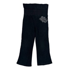 Age 6 Harley Davidson Pants - XS Black Cotton