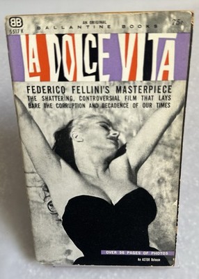 La Dolce Vita By Federico Fellini Vintage 1961 1st Print Paperback