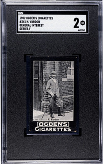 1902 Ogden''sHarry Vardon Golf Legend SGC 2 Looks Better Than Grade Received