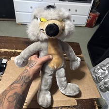 VTG Looney Tunes Wile E Coyote 17 plush stuffed animal