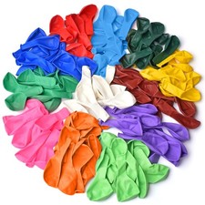 Thickened balloons, 120 PCS Balloons Assorted Colors, Latex Balloons for Kid'...