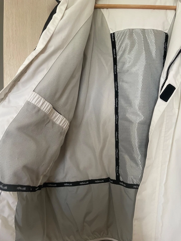 Ski Jacke Nebulus Damen Herren weiß schwarz - Bild 3 von 4