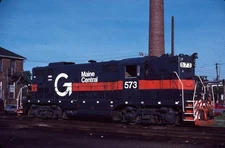 Maine Central Guilford GP7 573 - 3/4 roster view - 1983             1/26 BB-8