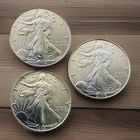 1988 2006 2014. American Silver Eagle Lot of 3 – BU. Uncirculated