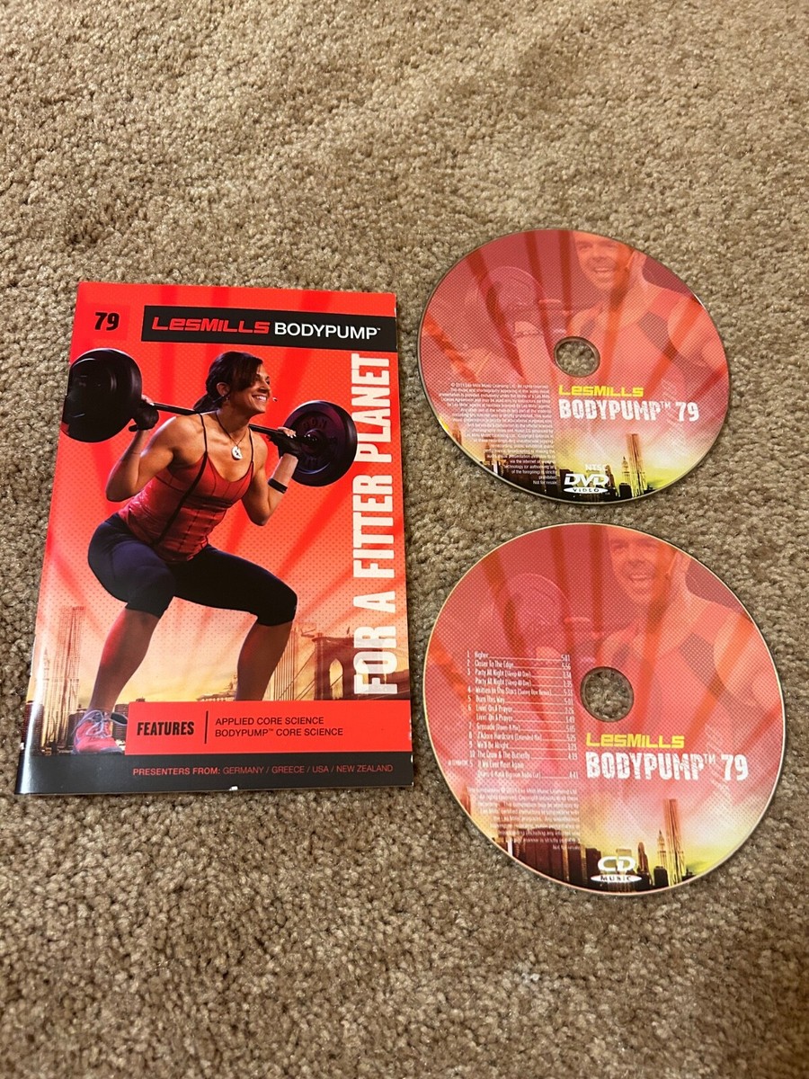 Les Mills BODYPUMP Body Pump 79 DVD + CD + Notes Strength