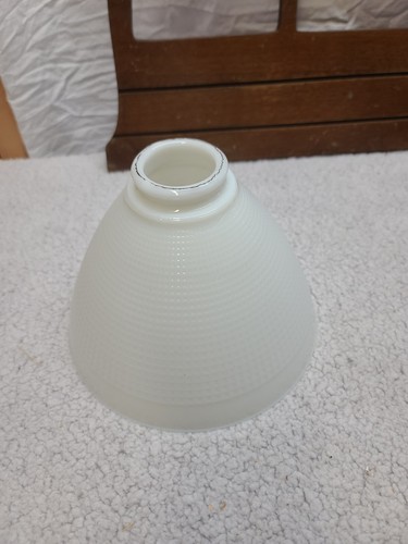 8 Zoll Milchglas Taschenlampe Diffusorschirm Waffelmuster Kegelform