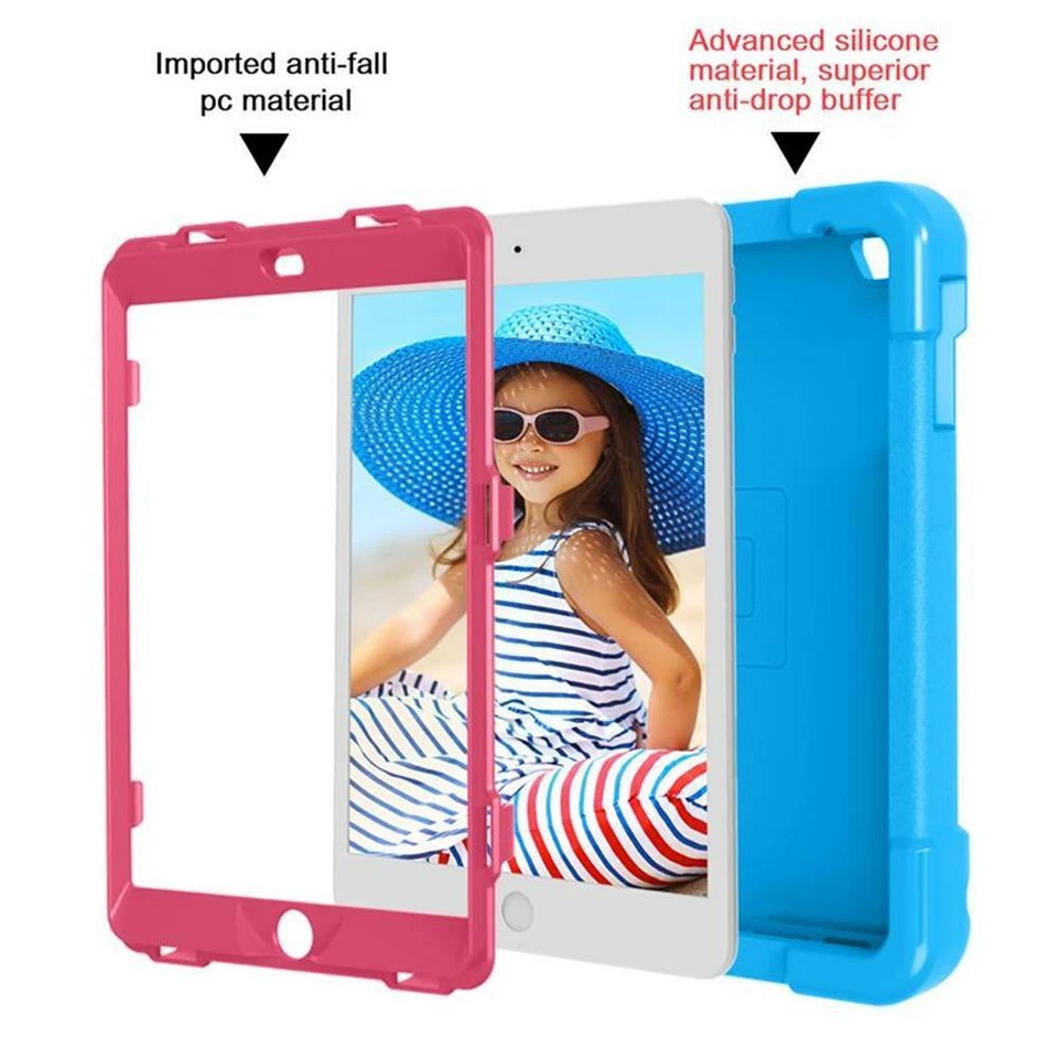 Hybrid Kids Heavy Duty Cover Shockproof EVA Case For iPad mini 2 4 7.9/ Air2 9.7 - Image 4 of 4