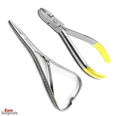 Dental Mathieu Nadelhalter Blattschraube Zange Kieferorthopädisch Hartdrahtschneider TC