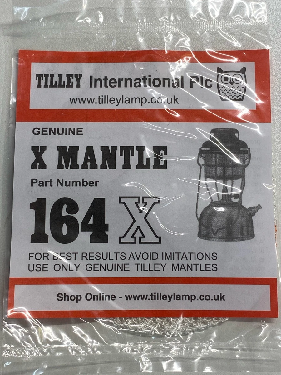 TILLEY MANTLE 164X X246A X246B PARAFFIN PRESSURE LAMP MANTLES CORD TIE NRA
