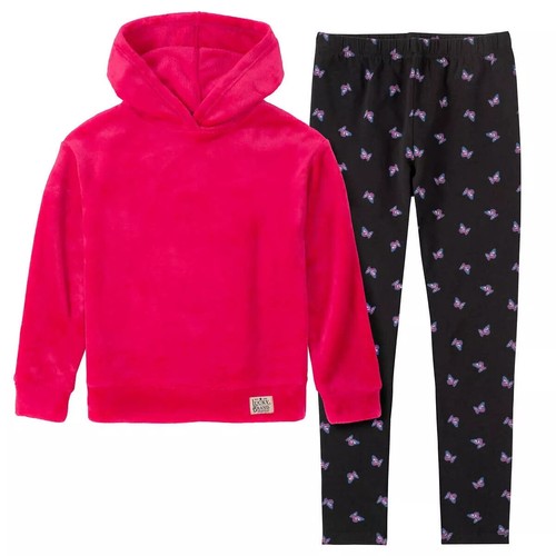 Lucky Brand Girls Youth Pink Camo Plush Top & Legging 2-piece Set VARIETY NEW - Picture 16 of 16