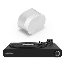 Victrola Stream Onyx Works With Sonos Turntable With 2-speeds &amp; Sonos Era 300