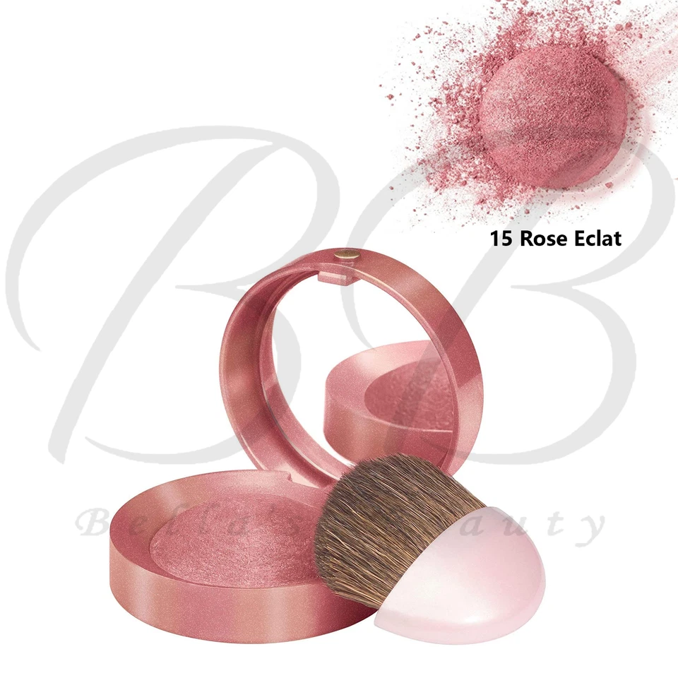BOURJOIS Little Round Pot Blush Blusher with Mirror and Brush *ALL SHADES* NEW