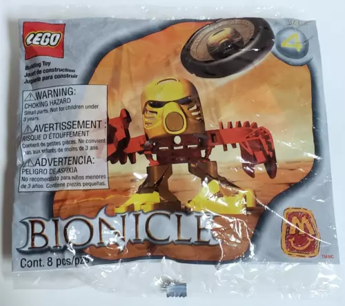 LEGO Bionicle Tohunga 1391 Matoran Jala McDonald's Juguete NUEVO - SELLADO - ENVÍO GRATUITO
