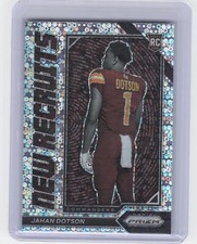 2022 Panini Prizm #NR-9 Jahan Dotson New Recruits No Huddle