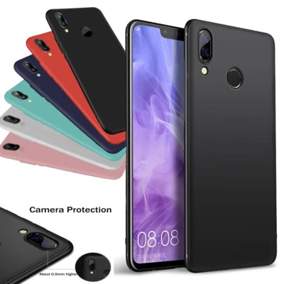TANGO ACCESSORIES Case For Huawei P Smart 2019 Ultra Slim Smart Soft Matte Silicone TPU Cover - UK