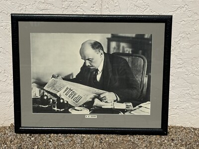 Rare Pyotr Adolfovich Otsup Photograph Poster Print of Vladimir Ilyich Lenin