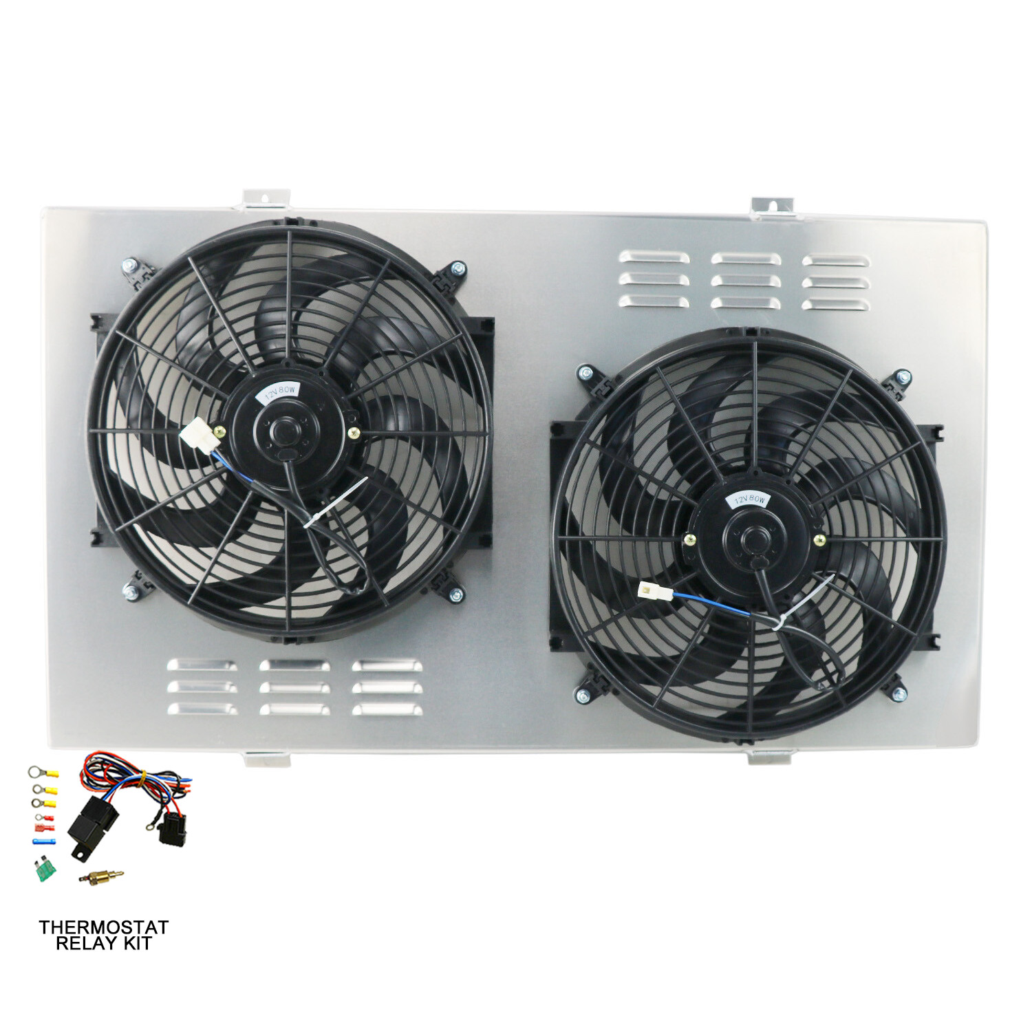 ALUMINUM ELECTRIC FAN+SHROUD FOR 1994-2000 CHEVY C/K 2500 3500 SUBURBAN-image