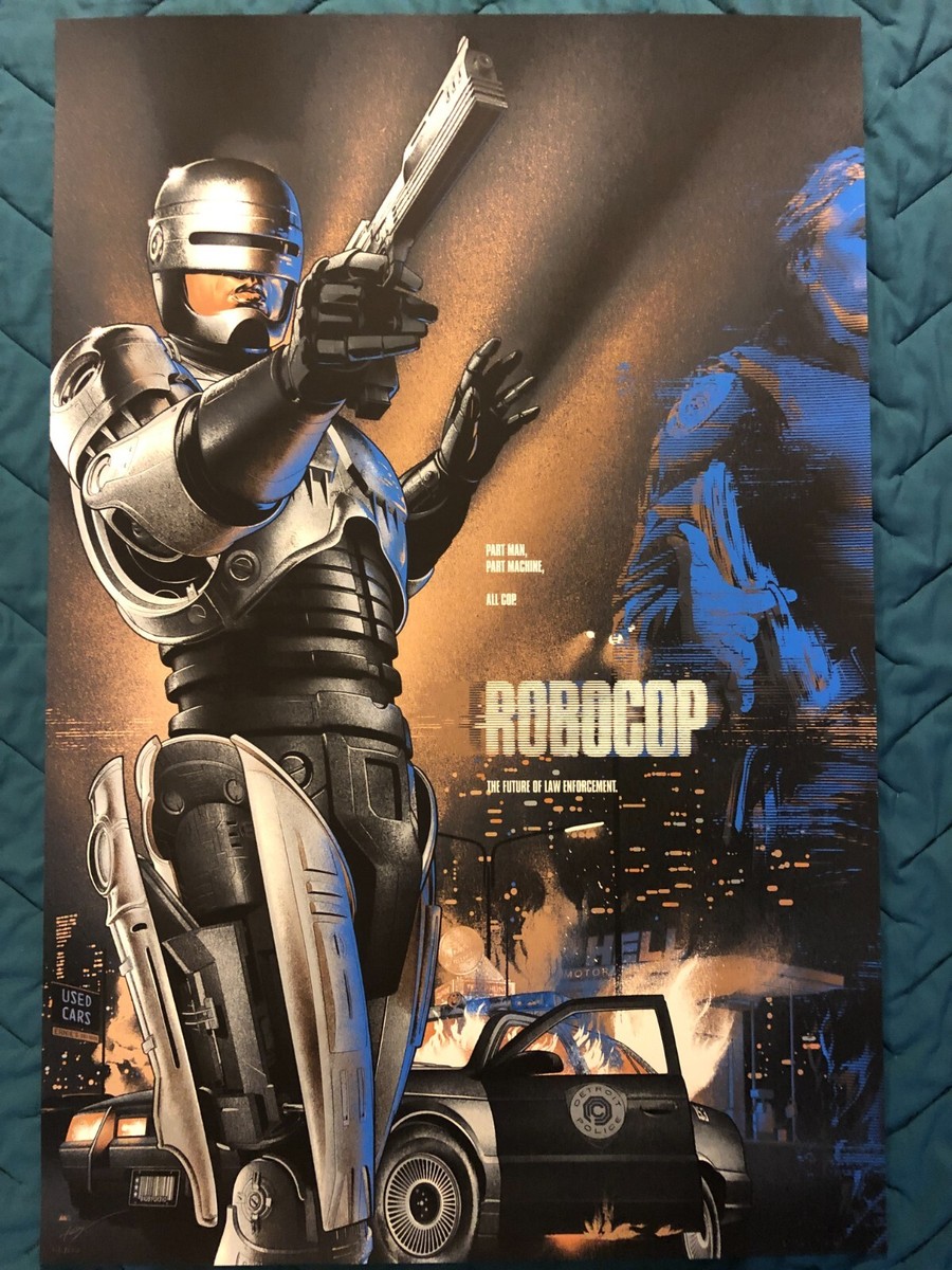 Robocop Variant Movie Poster by Martin Ansin Mondo Print Limited 