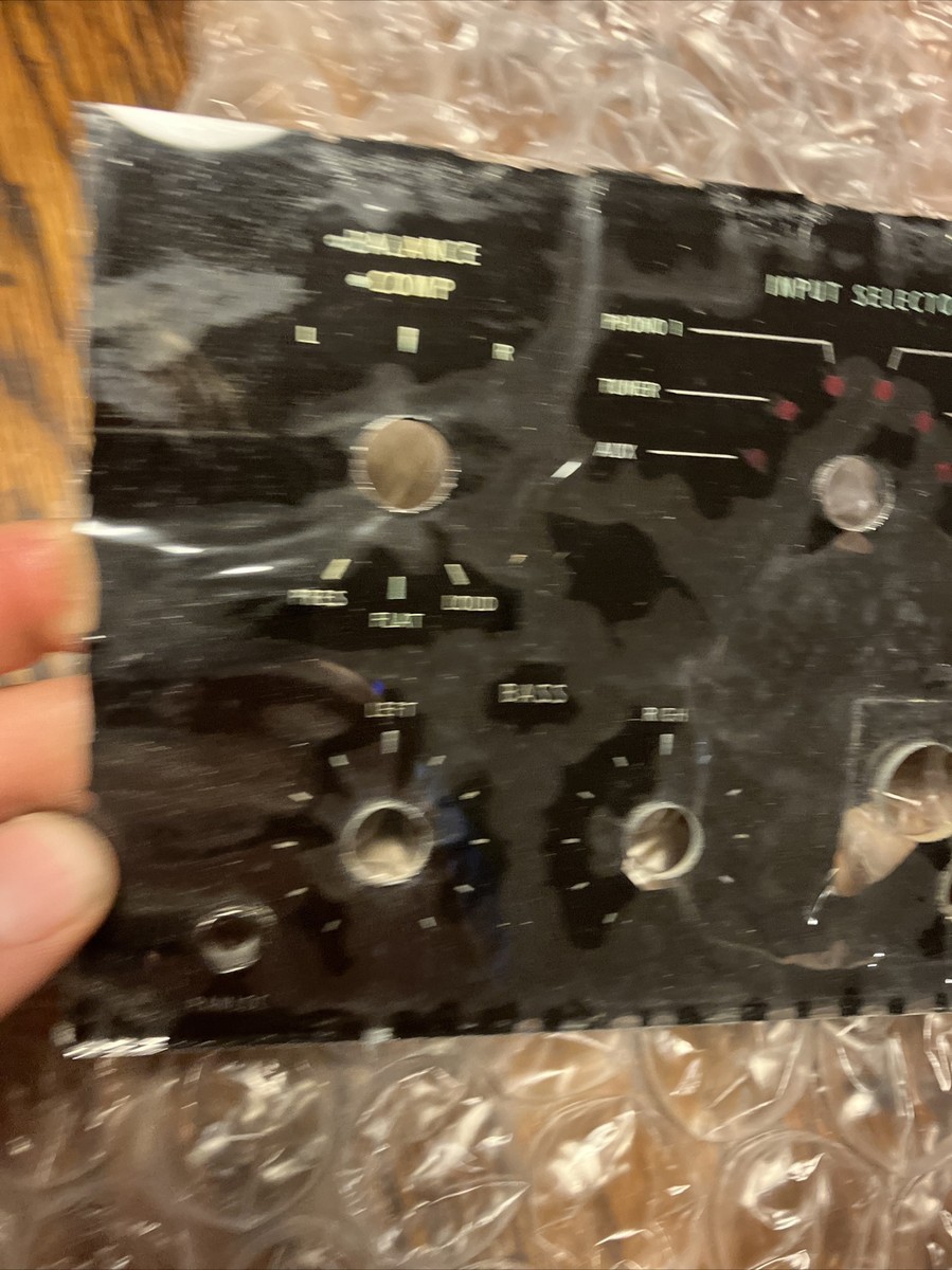 McIntosh C28 Glass Faceplate for Preamp - Vintage Has Flaking | eBay