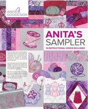 Anita's Sampler Premium Anita Goodesign Embroidery Design CD Book- Brand New