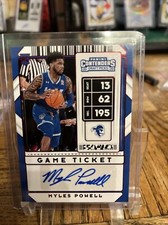 2022 Panini Contenders Draft Picks Myles Powell RC Auto