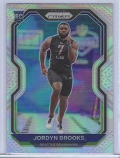 JORDYN BROOKS 2020 PANINI PRIZM SILVER PRIZMS RC #388