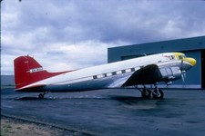 ZK-AUJ AAS DC-3 1973 SLIDE ORIGINALE KODAK E-621