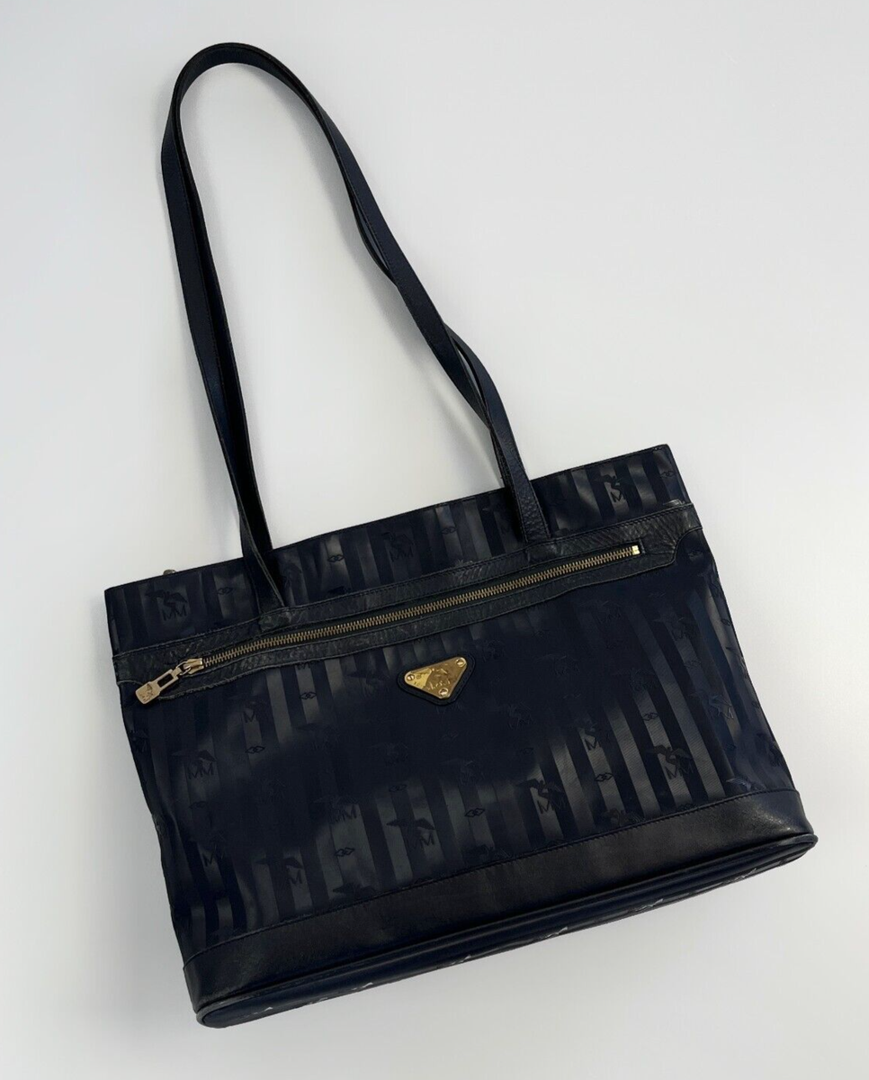 Rare Vintage MAISON MOLLERUS Monogram PVC Leather Shoulder