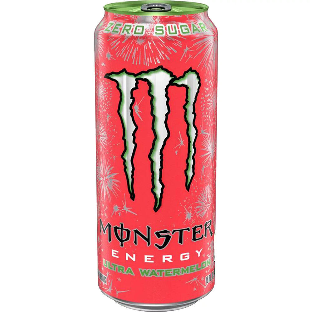 Monster Energy Ultra Variety Pack, Strawberry Dreams, Watermelon
