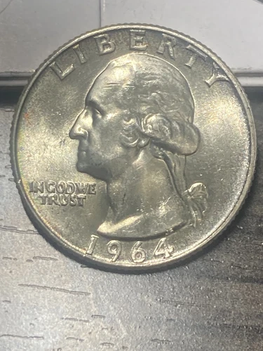 1964 D Washington Quarter - BU - As Shown! (#1092)
