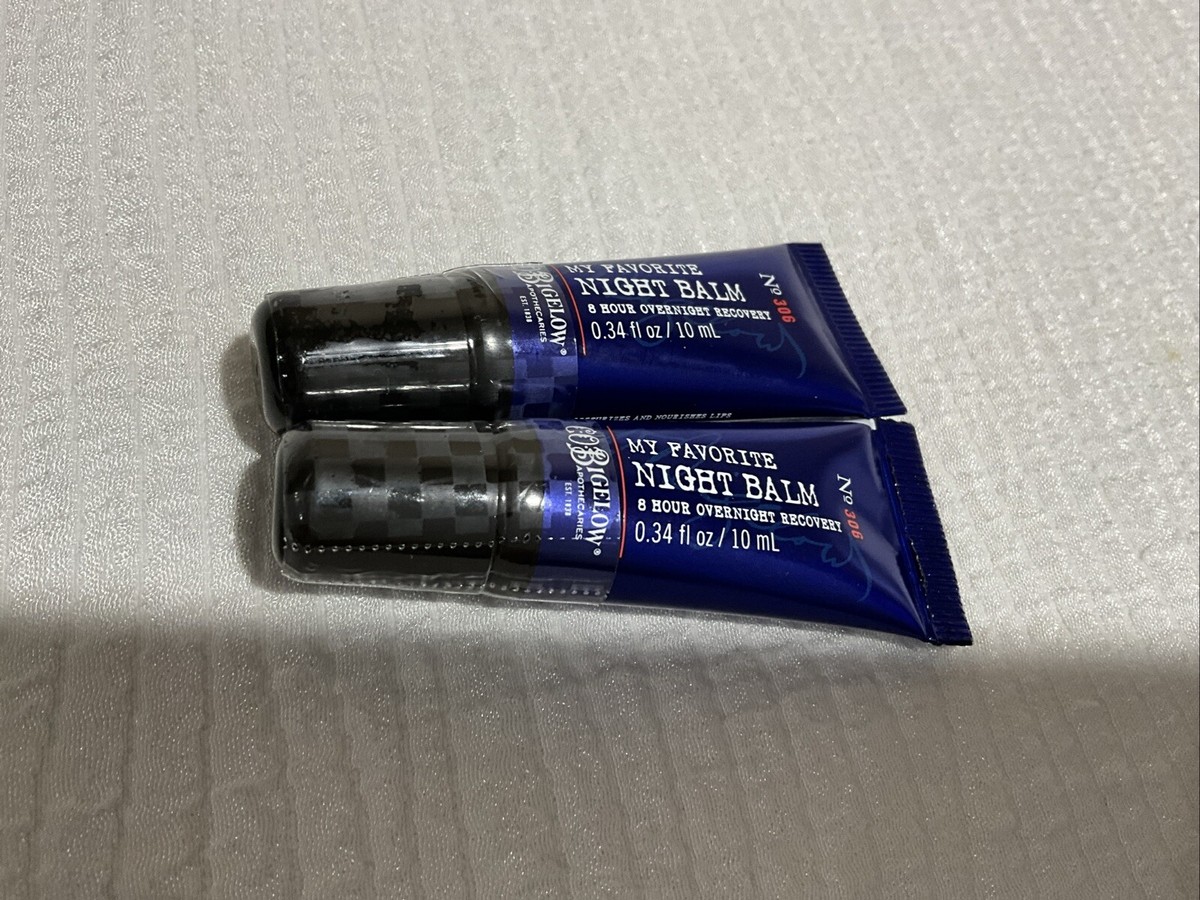 c.o. bigelowmy favorite night balm lip treatment. 0.34 oz Bigelow My No. 306 for sale online this duo keeps lips soft My Favorite Lip Balm No.