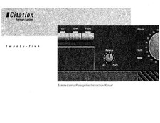 Harman Kardon Citation 25 Amplifier Tuner Owners Manual