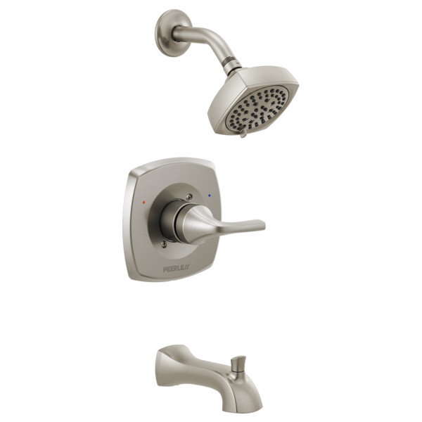 Peerless Parkwood Tub Shower Trim Kit Brushed Nickel-Certifi