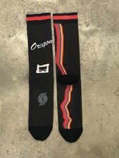 Portland Trailblazers NBA Mens Large Socks Fits 6-12 PKWY City Edition Crew Fox