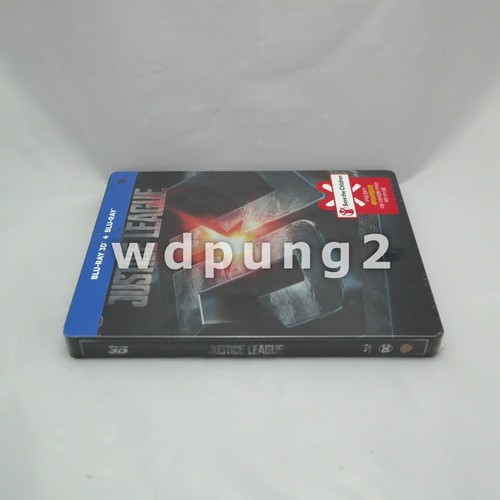 Justice League BLU-RAY 2D & 3D Combo Steelbook - Picture 3 of 5