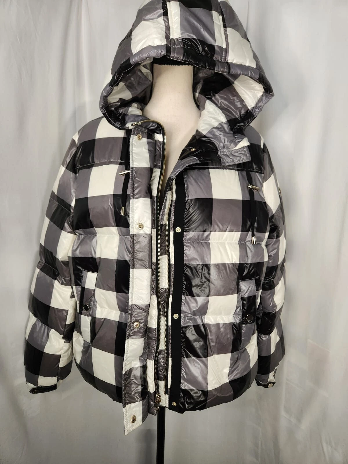 Kate Spade giubbino corto a quadri festivi donna taglia media nuovo con etichetta