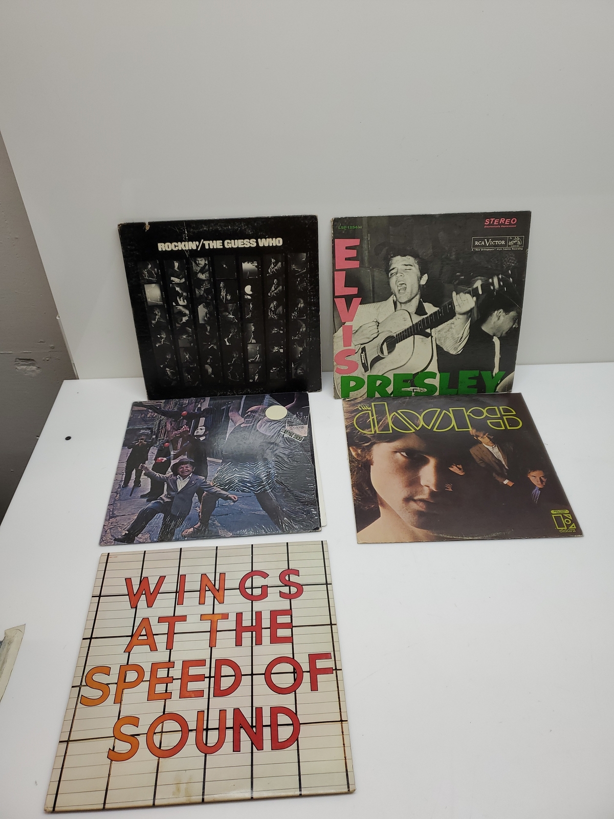 x5 VTG Doors Elvis Presley+ Untested Mixed Lot Pop Music Records eBay