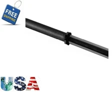 CAP Barbell 7ft Standard Weightlifting Bar 1" Solid Steel Grip 250lb Capacity