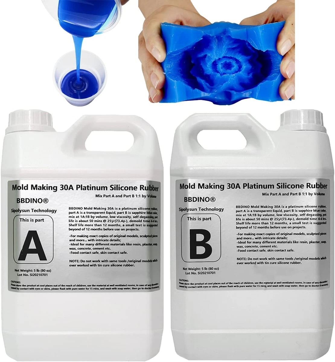 Mold clearance making silicone