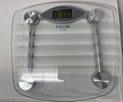 Taylor Precision Products 7507 Chrom & Glas Lithium Digitalwaage