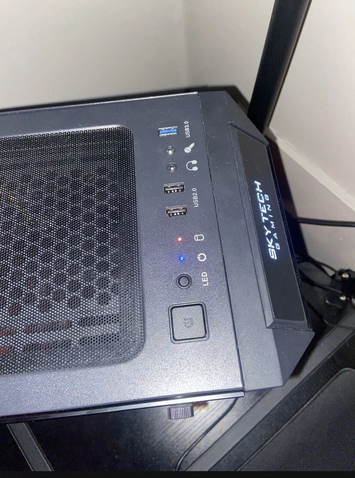 SkyTech Blaze II (500GB SSD, AMD Ryzen 5, 3.40 GHz, 8GB RAM) Gaming Desktop -... - Image 2 of 4