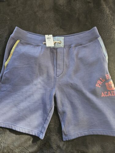 Polo Ralph Lauren PRL Rowing Academy Cove Navy Fleece Sweat Shorts 2XL XXL NWT  - Picture 1 of 8