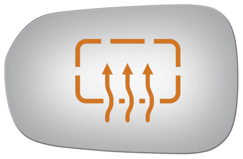 New Flat Left Replacement Mirror Glass For 99-01 Acura TL W/O Backing Plate - Image 2 of 4