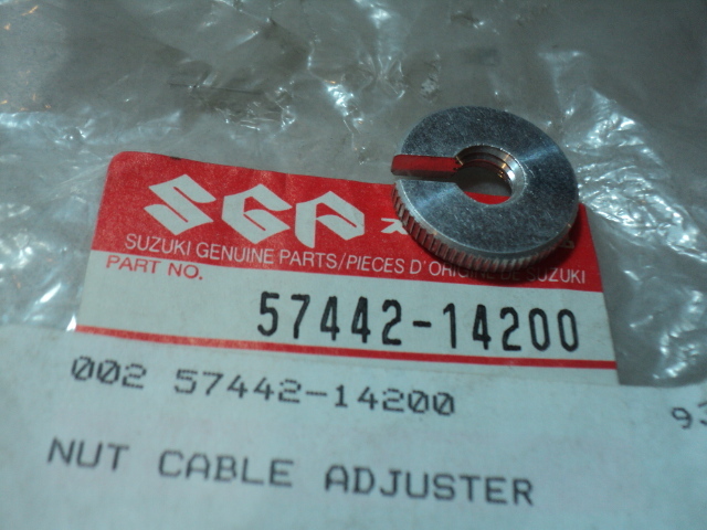 1981-2009 SUZUKI RM DRZ 80 85 125 250 465 500 CABLE ADJUST NUT OEM