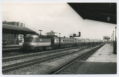 Hochgeschwindigkeitszug Inter City am Bahnhof Lesebahnhof 1977 Vintage Foto C34