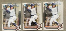 3 Lot 2022 Bowman Chrome 1st Prospects Baseball #BCP-14 Roberto Campos Base Card