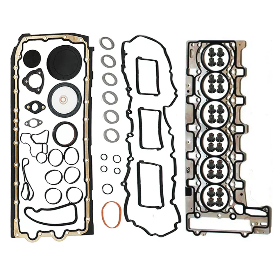 3.0L Head Gasket Piston Rod Timing Chain Kit For BMW 335i 535i X3 X5 N55 2008-19 Foto 3 de 4