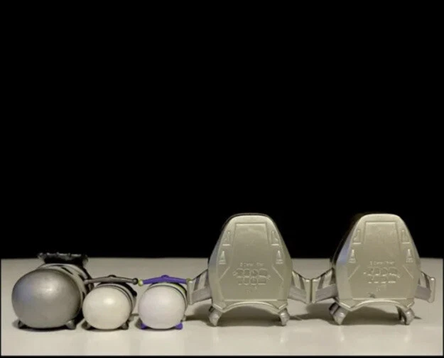 Редкий Disney Tsum Tsum *ИСТОРИЯ ИГРУШЕК* СЕРЕБРО Woody Buzz космические корабли фигурки набор из 5 - Изображение 4 из 4