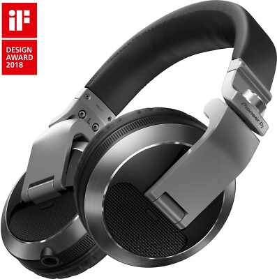 Pioneer HDJ-X7 Professional over-ear DJ headphones (silver) New
